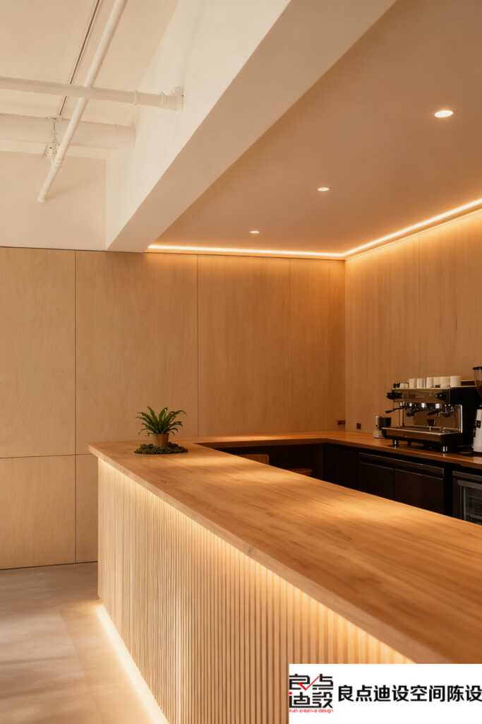 被问爆的咖啡店软装设计!教科书级极简风这样拿捏氛围感